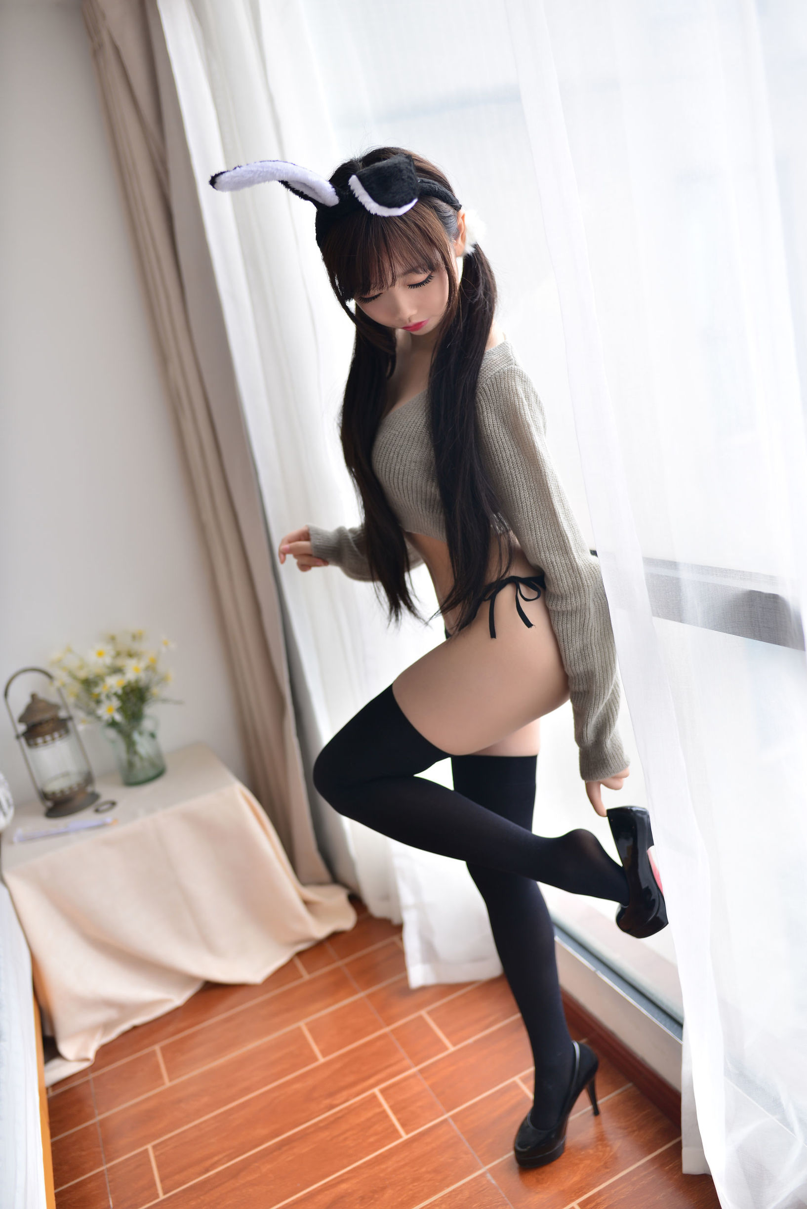 [Cosplay写真]Cos小姐姐雪琪灰兔兔插图9